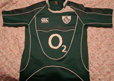 Vintage Ireland 2007 Canterbury Rugby Union Jersey (Youths 14 Years) FREE POST