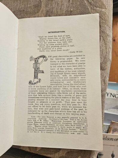 Devenish (lough Erne) Its History. Antiquities. And Traditions. Rare 1931 Paperback In Good Condition.  See Photos For Same.