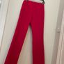 Hot pink straight leg trousers Image 8
