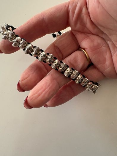 Links of London silver skulls bracelet