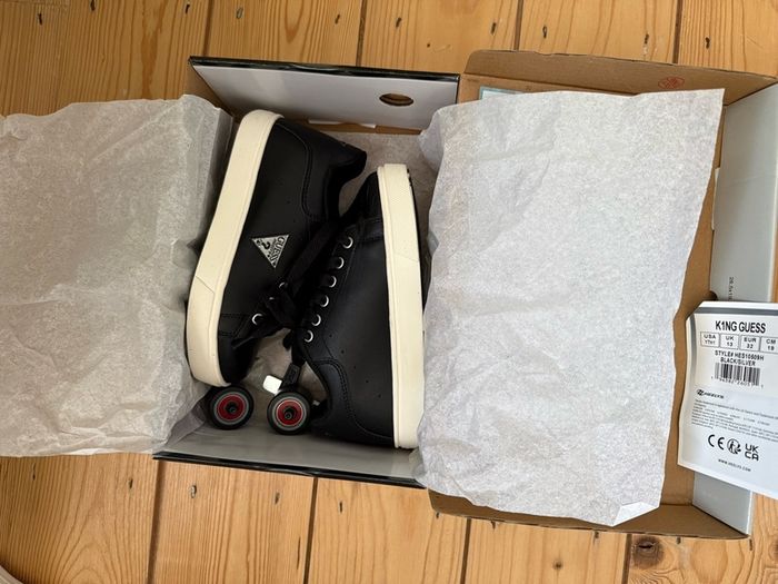 Black and Silver Guess Heelys - Size 13