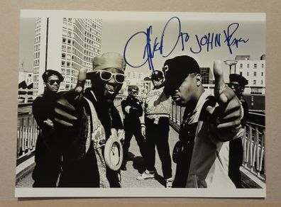 PUBLIC ENEMY signed photo dedicated to John Paul