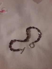 sterling silver beaded bracelet