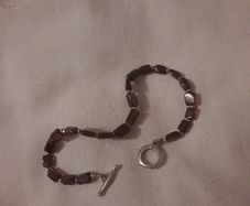 sterling silver beaded bracelet