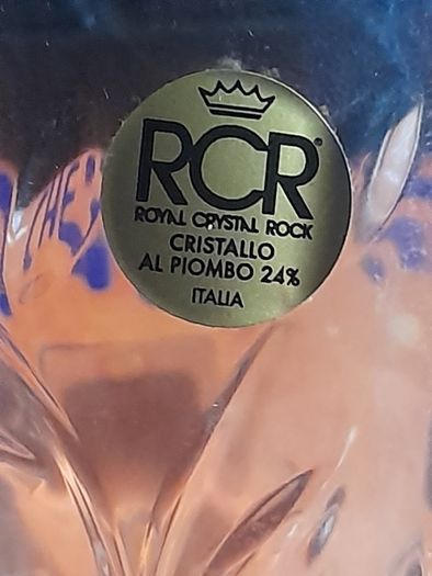 6 Beautiful Italian Crystal Glasses