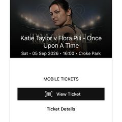 Katie Taylor Pitch Seating Tickets