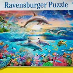 Ravensburger jigsaw puzzle 300 piece Dolphin paradise