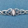 Vintage Sterling silver and White opal brooch Image 2