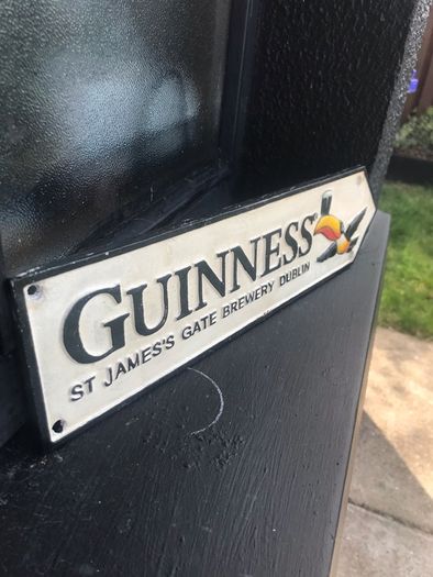 Guinness cast iron sign