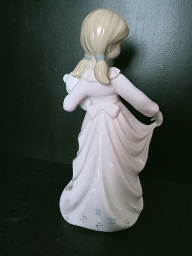 The Leonardo Collection Girl with Teddy Figurine