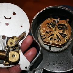 Vintage Domino Clock