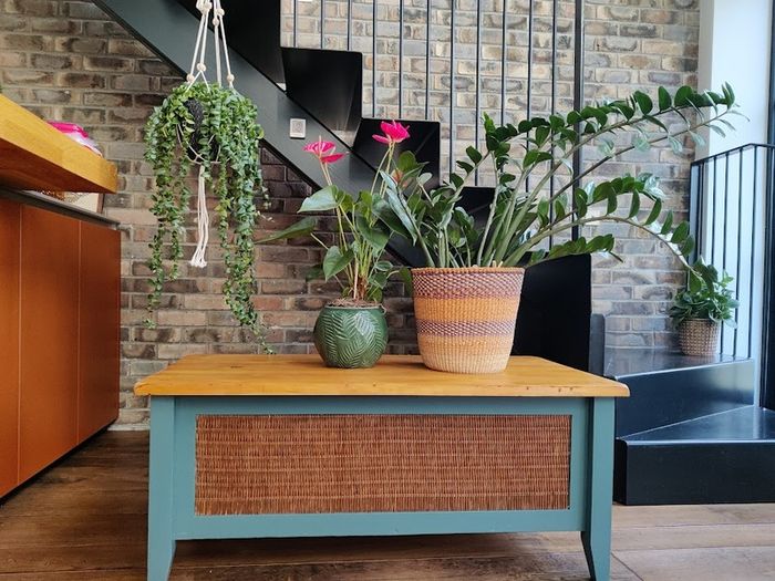 Vintage Upcycled Coffee table/ Blanket Chest