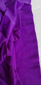 fabric 2 large pieces purple brushed nylon