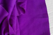 fabric 2 large pieces purple brushed nylon
