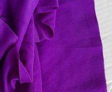 fabric 2 large pieces purple brushed nylon