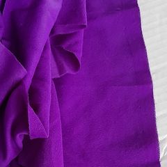 fabric 2 large pieces purple brushed nylon