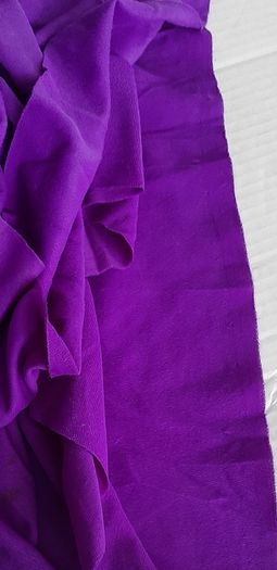 fabric 2 large pieces purple brushed nylon