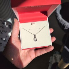 H Samuel diamond necklace