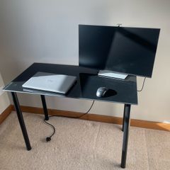IKEA Black Study Desk