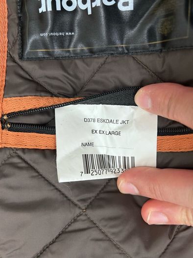 Barbour Eskdale Quilted Jacket Mens XXL