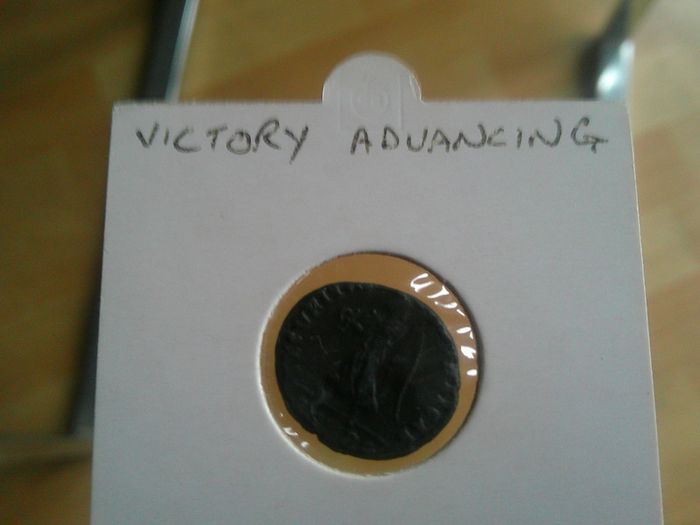 Choice Valens Roman Bronze EF Ae3 Coin (364 to 378AD) 18mm. Reverse is Victory advancing.