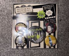 Beetlejuice Badges