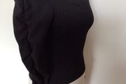 BNWTS Boohoo Ladies black long sleeve crop top size 12 includes postage