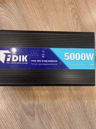 FDIK Inverter 12V 220V Pure Sine Wave Inverter Max 5000W