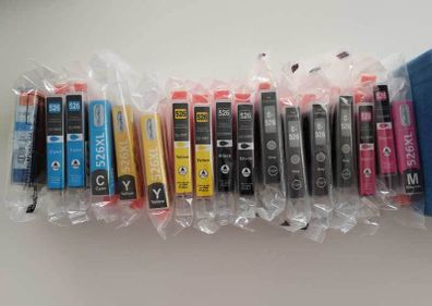 Printer Ink Cartridges Canon 526 Compatible for Pixma Printers