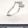 925 Italian Silver Bracelet Engraved Larra Image 8