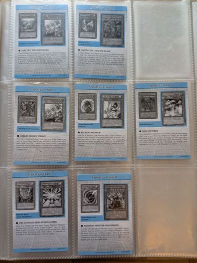 Yu Gi Oh - strategy cards and checklist cards