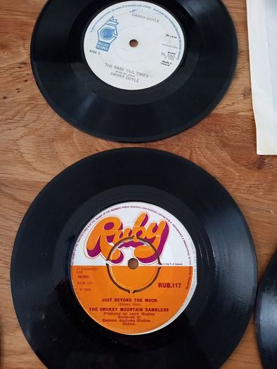 Irish Trad Folk etc 7"records