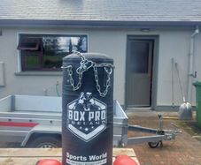 Heavy Punch Bag with chains