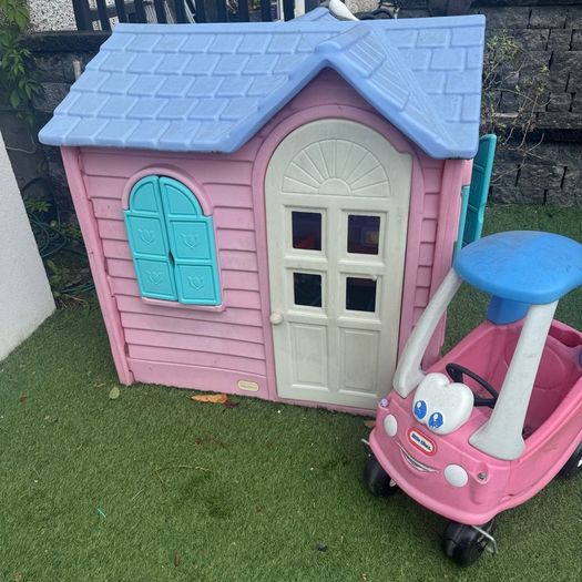 Little Tikes House and Car pink