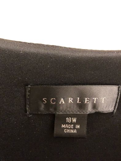 Black sparkly dress (size 18W)
