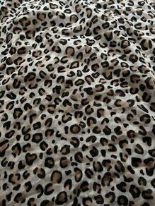 Leopard print long Scarf