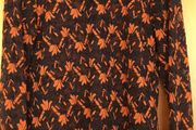 Ladies Navy/ Orange Lace Top by Inwear