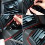 5M Line Car Van Interior Decor Red Point Edge Gap Door Panel Accessories Molding Image 7