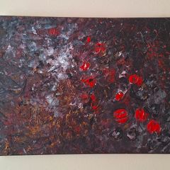 Abstract Acrylic Painting