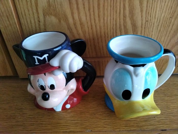 Disney character mugs