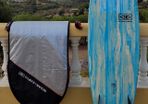 Ocean&Earth S-Epoxy 6ft Surf board includes accessories.