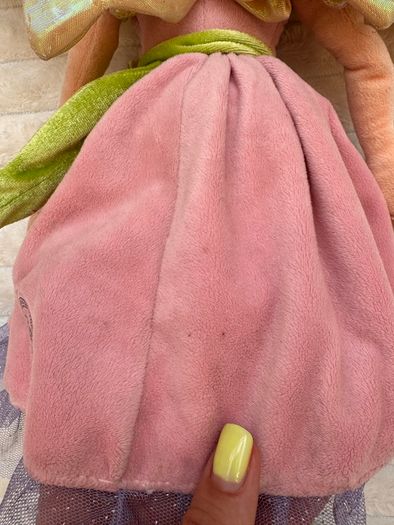Disney Prilla Fairies Soft Plush Disney Store Fairy Doll dirty approx. 52 cm. Used Please see photos