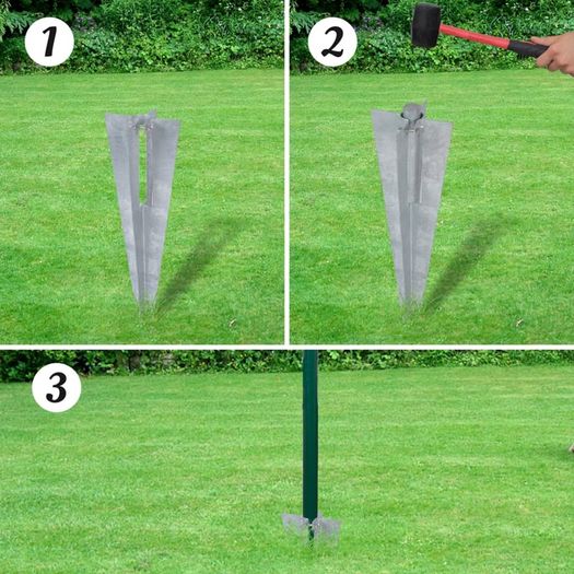 Chain Link Fence with Posts Spike Steel 1,0x25 m
