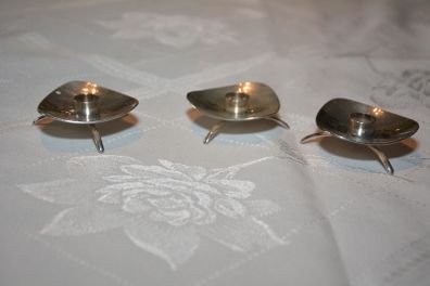 Carl M. Cohr Denmark vintage candle holders