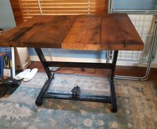 Home Desk Singer  Retro Steel Wood