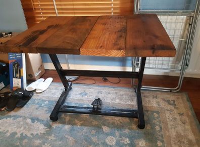 Home Desk Singer  Retro Steel Wood