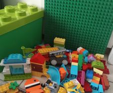 Box of Lego Duplo
