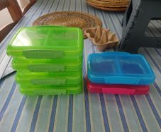 7 Sistema Two Compartment Lunch Boxes