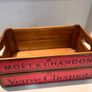 Wooden  Champagne box display Moet / Bollinger Image 3