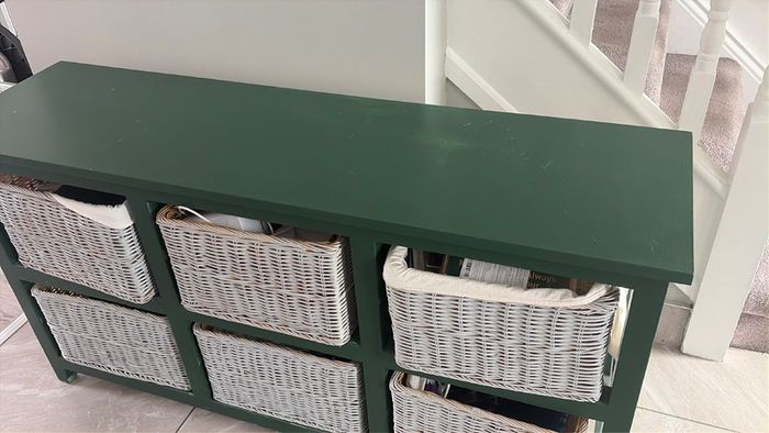 Storage unit with baskets
